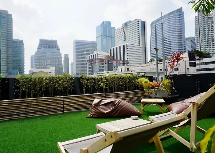 Appartamento Hash With Unique Chill Design At Silom Soi 3 *